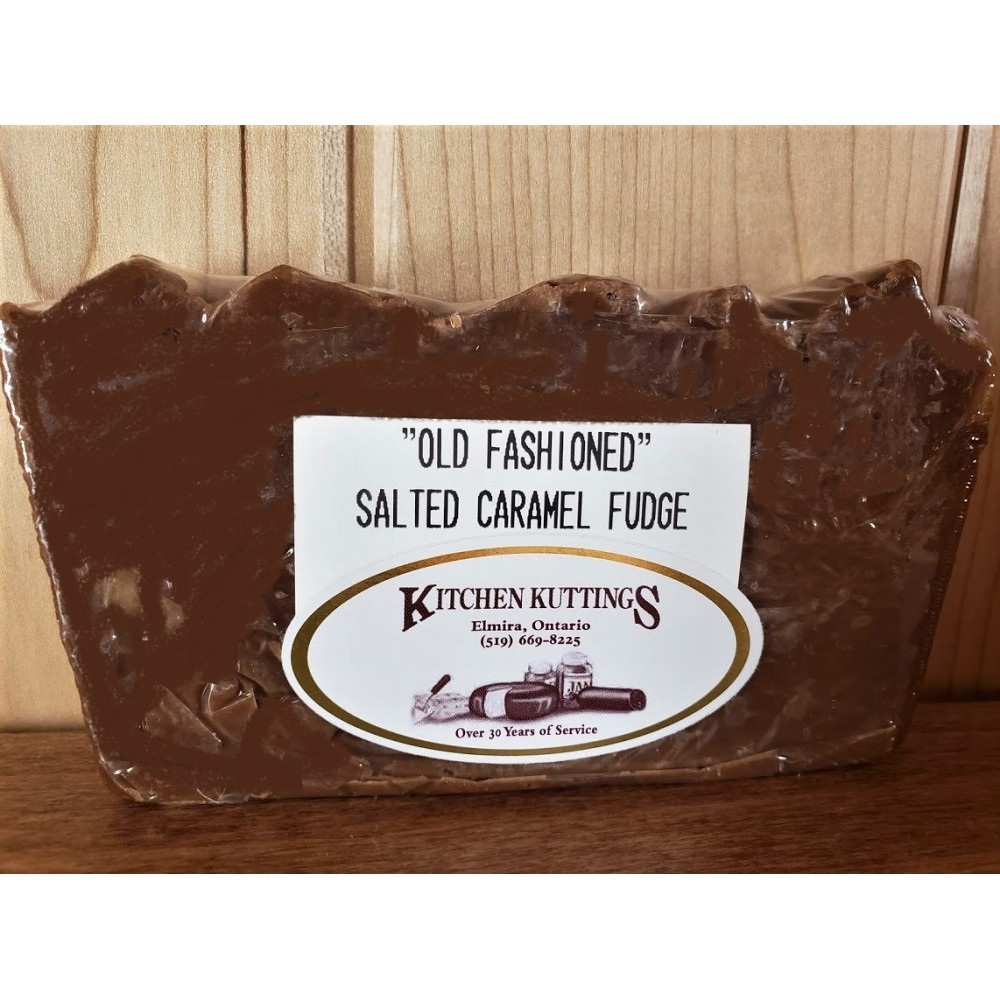 Old Fashioned Salted Caramel Fudge