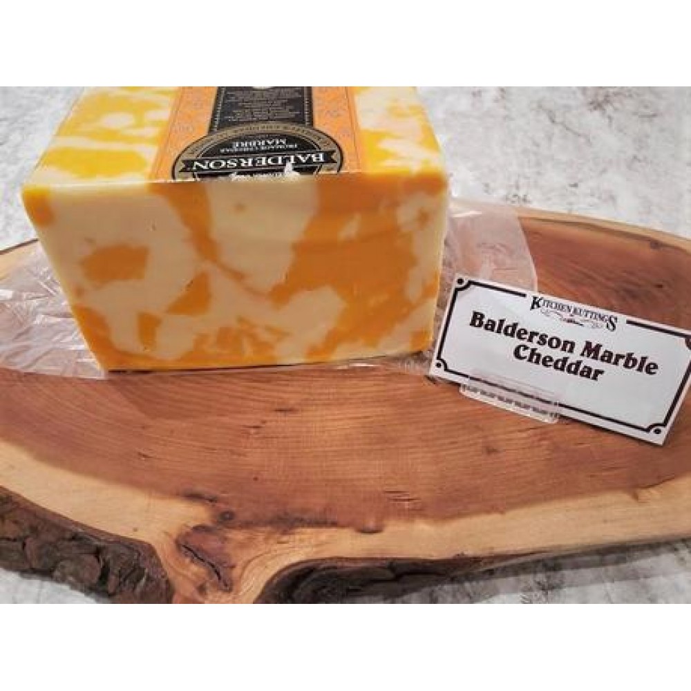 Fresh Cut Balderson Marble Cheese - per lb